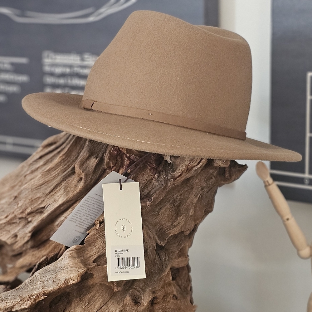 Will+Bear William Oak Crushable Travel Hat